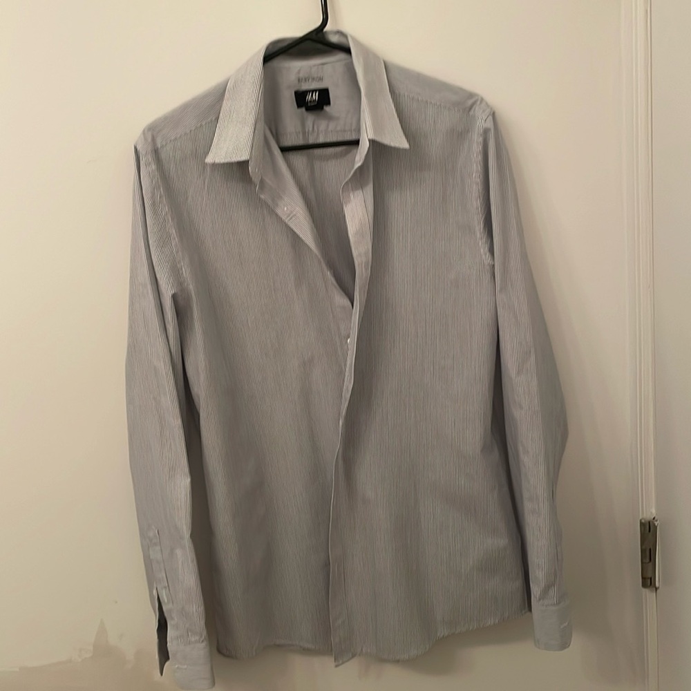 Easy Iron Slim Fit H&M Dress Shirt